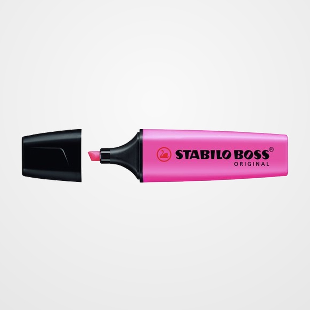 MARCADOR FLUOR STABILO BOSS 70  ROSA