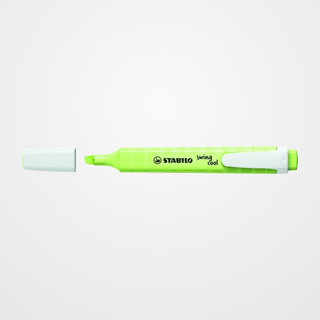 MARCADOR FLUOR STABILO SWING COOL PASTEL 275 CHISPA DE LIMA