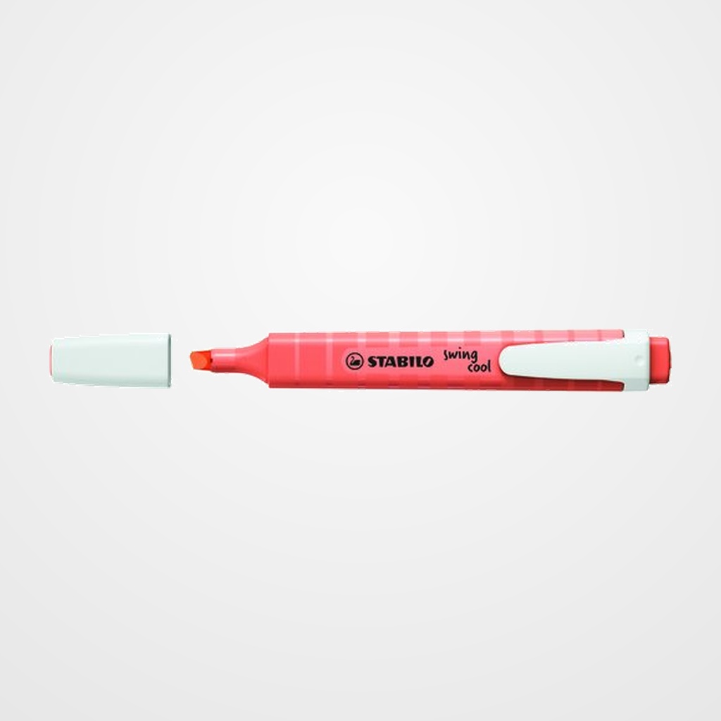 MARCADOR FLUOR STABILO SWING COOL PASTEL 275 CORAL MELOSO