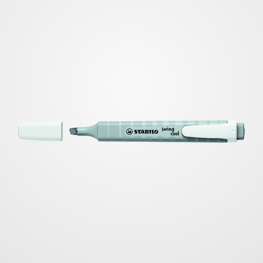 MARCADOR FLUOR STABILO SWING COOL PASTEL 275 GRIS POLVORIENTO