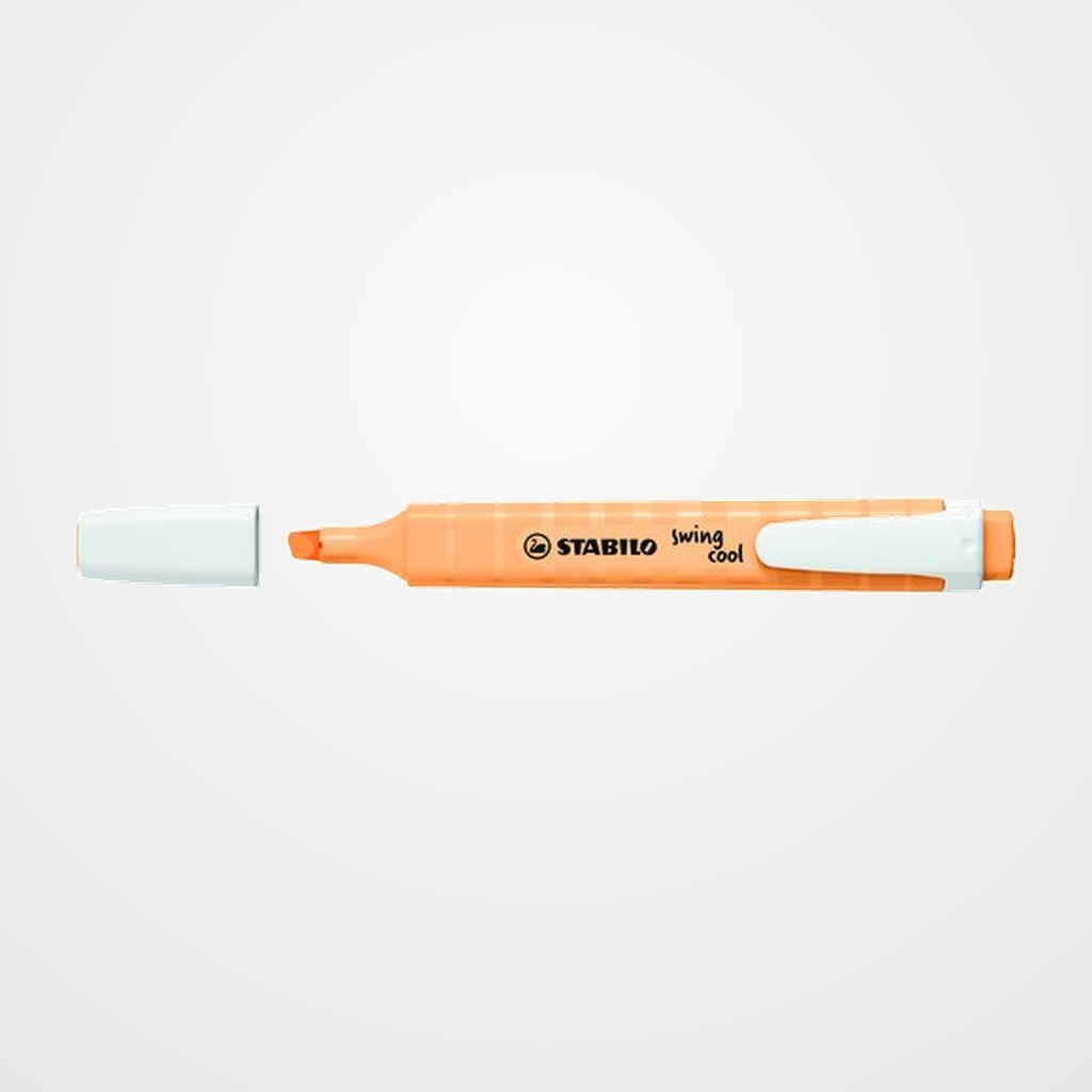 MARCADOR FLUOR STABILO SWING COOL PASTEL 275 NARANJA PALIDO