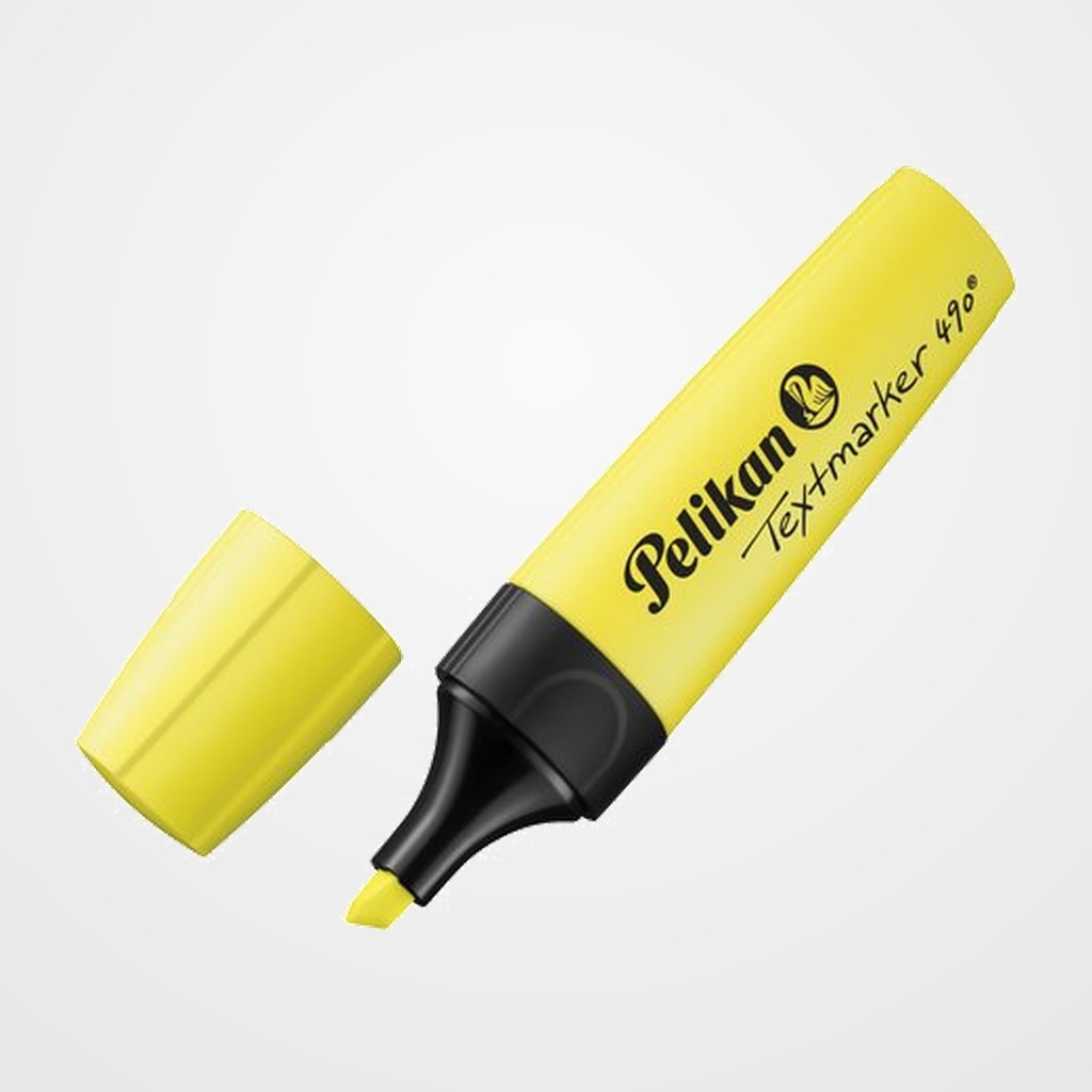 MARCADOR FLUOR PELIKAN TEXTMARKER 490  AMARILLO (814089)