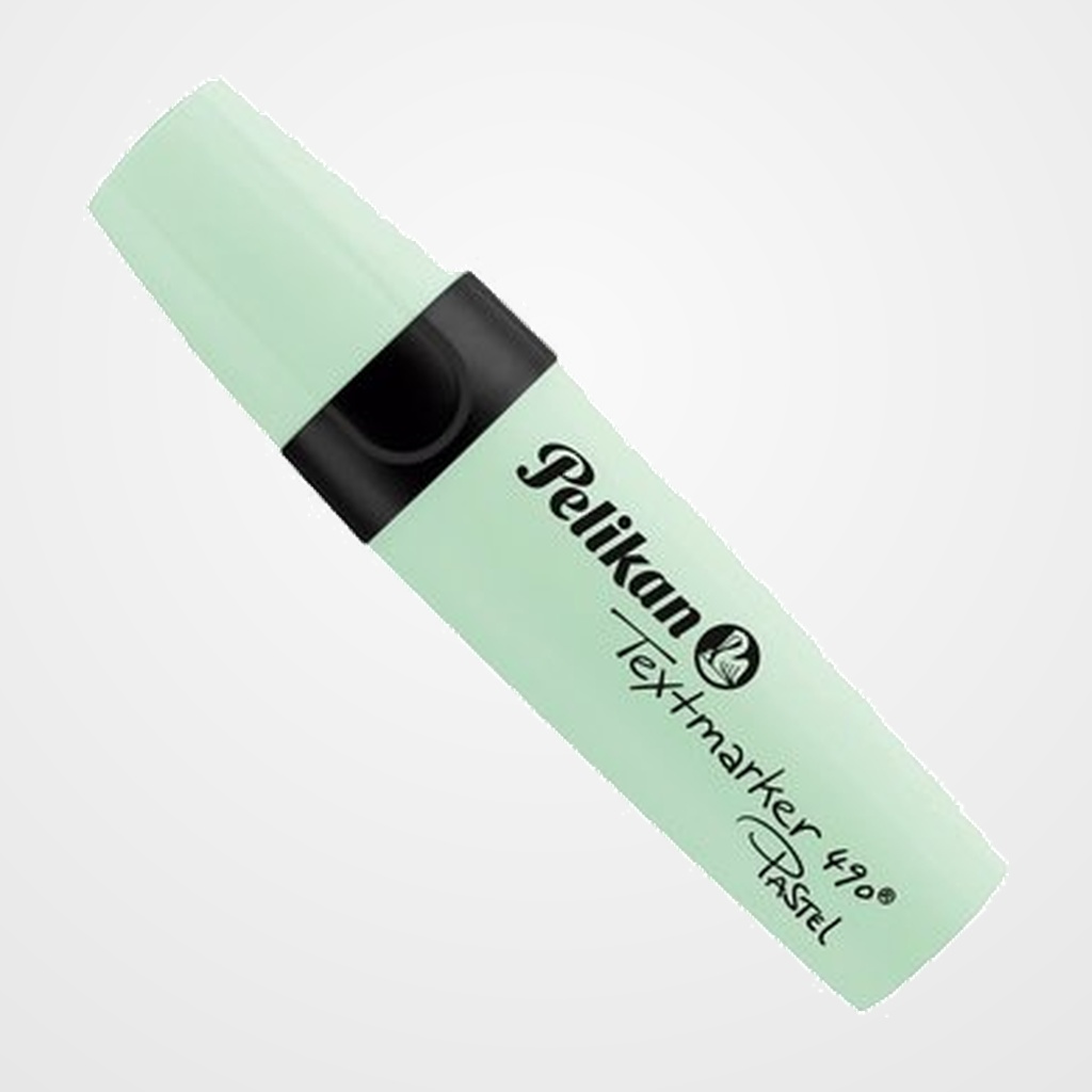 MARCADOR FLUOR PELIKAN TEXTMARKER 490  PASTEL VERDE AGUA (817349)