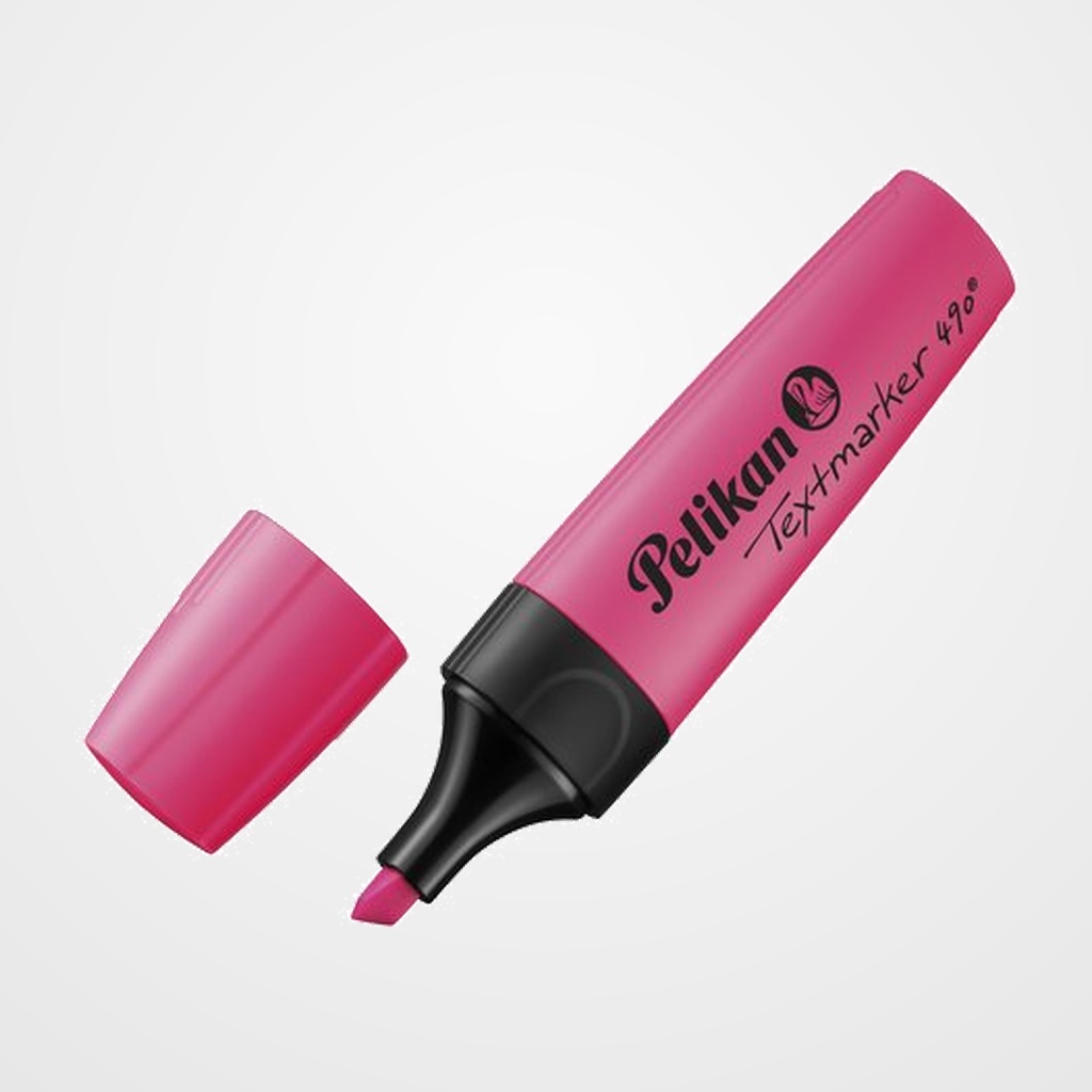 MARCADOR FLUOR PELIKAN TEXTMARKER 490  ROSA (814102)