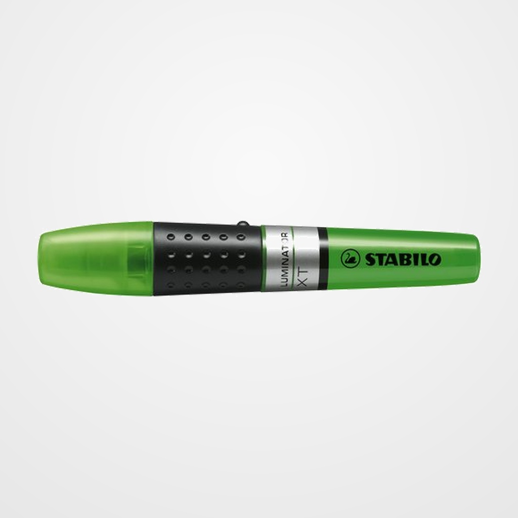 MARCADOR FLUOR STABILO LUMINATOR 71 VERDE