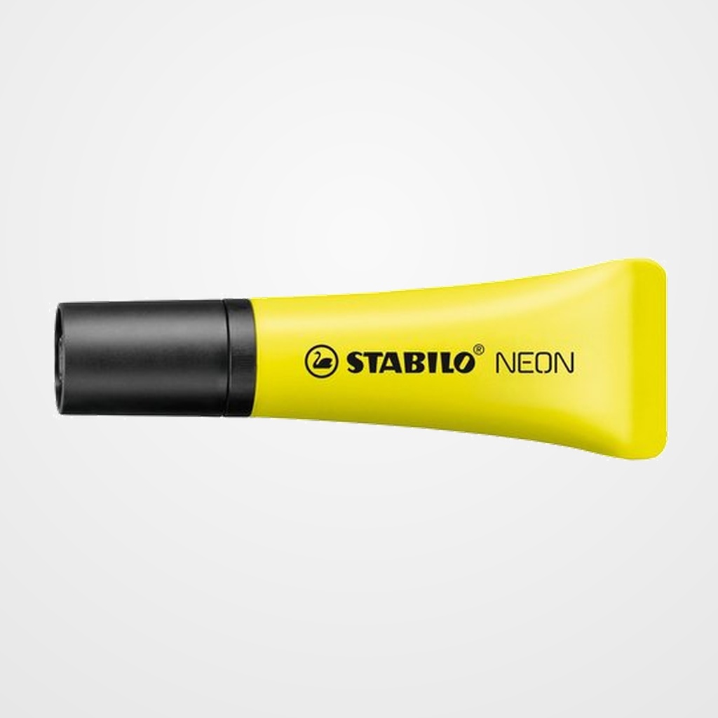 MARCADOR FLUOR STABILO NEON 72  AMARILLO