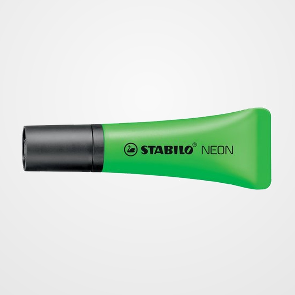 MARCADOR FLUOR STABILO NEON 72  VERDE
