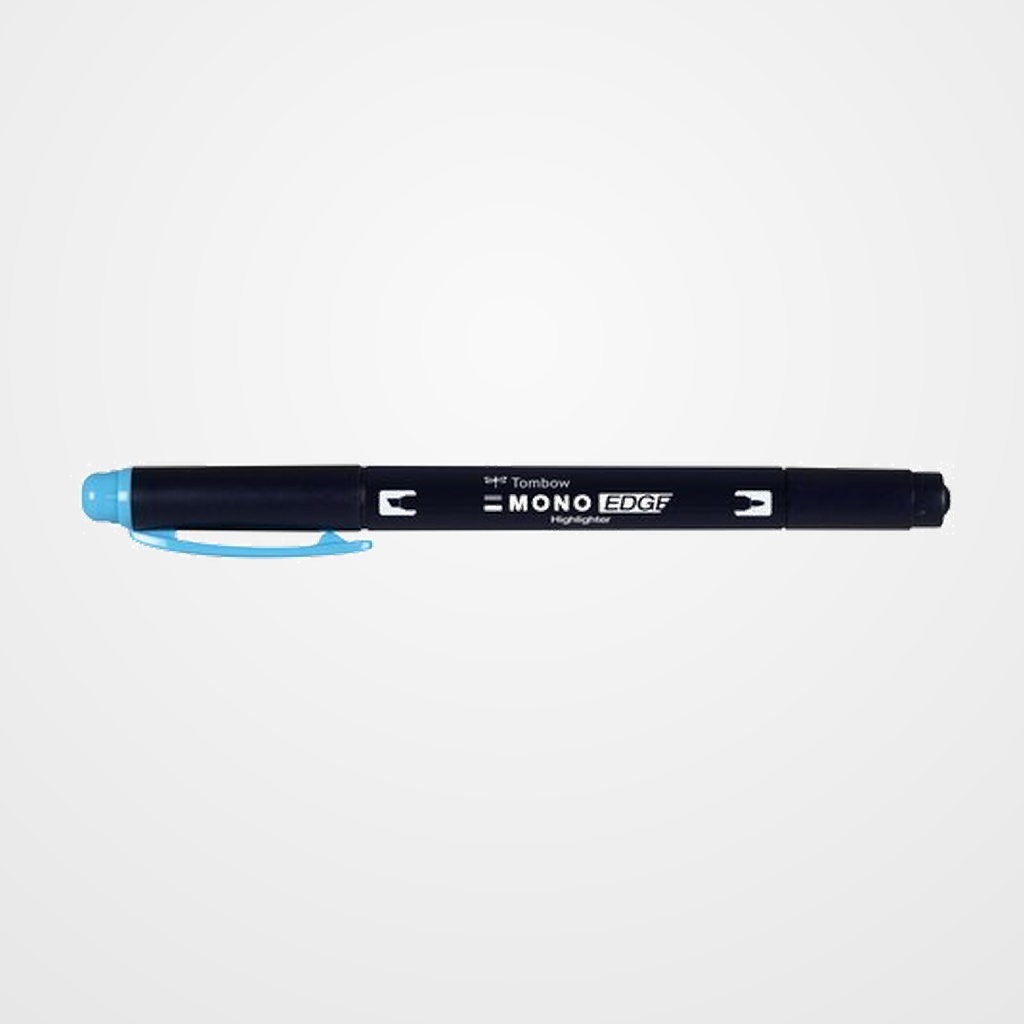 MARCADOR FLUOR TOMBOW MONO EDGE DOBLE PUNTA AZUL CIELO