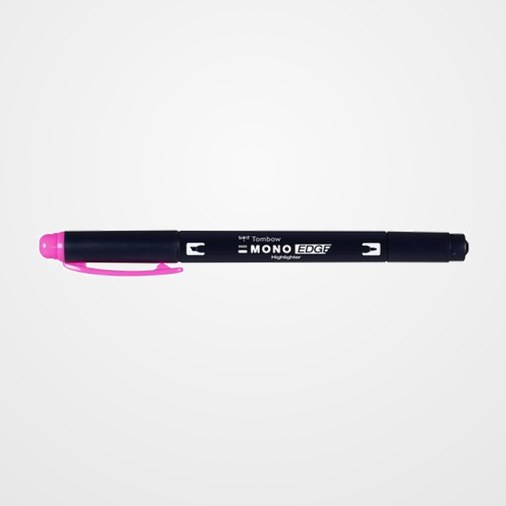 MARCADOR FLUOR TOMBOW MONO EDGE DOBLE PUNTA ROSA