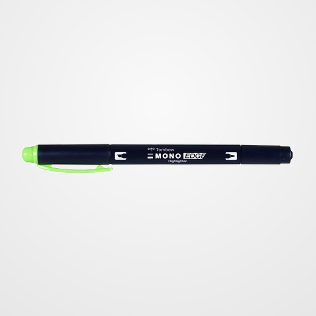 MARCADOR FLUOR TOMBOW MONO EDGE DOBLE PUNTA VERDE