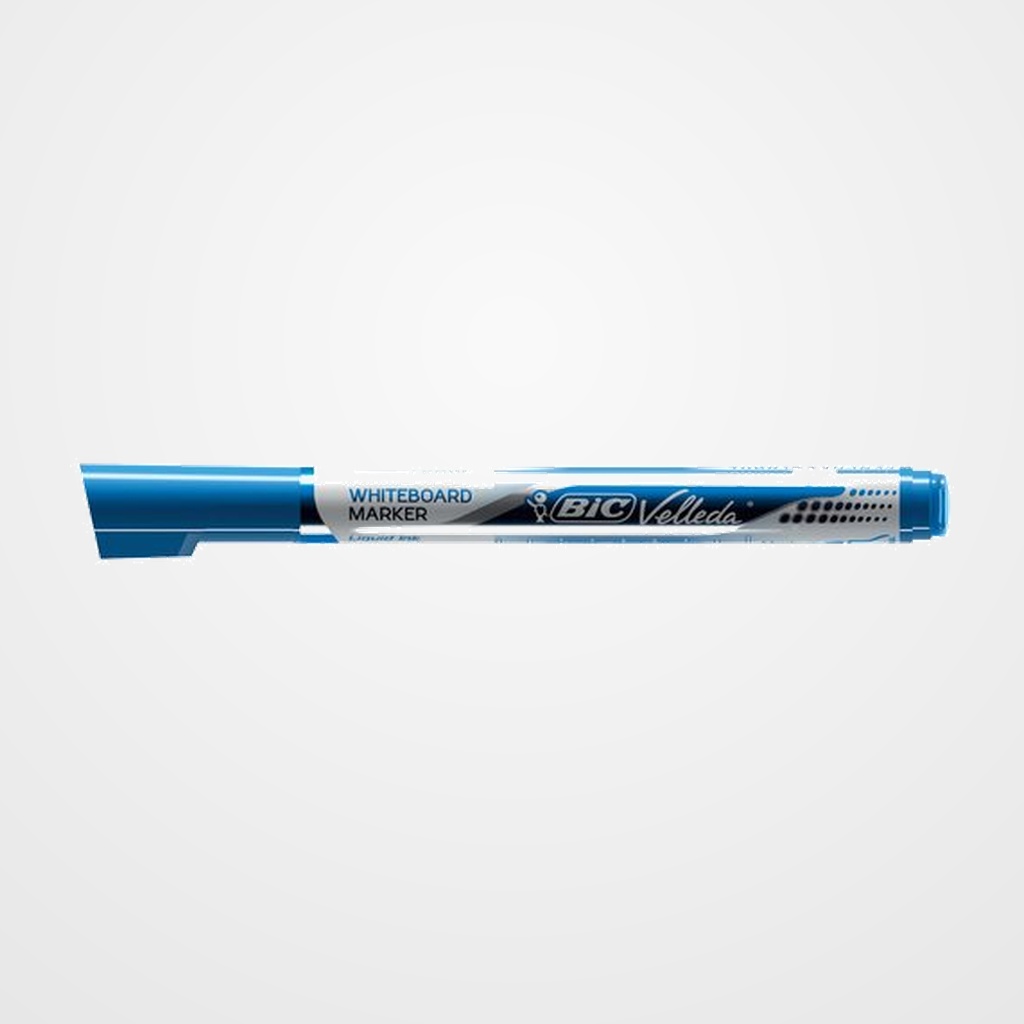 MARCADOR PIZARRA BIC VELLEDA LIQUID INK POCKET CONICO AZUL