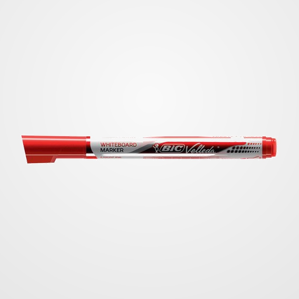 MARCADOR PIZARRA BIC VELLEDA LIQUID INK POCKET CONICO ROJO