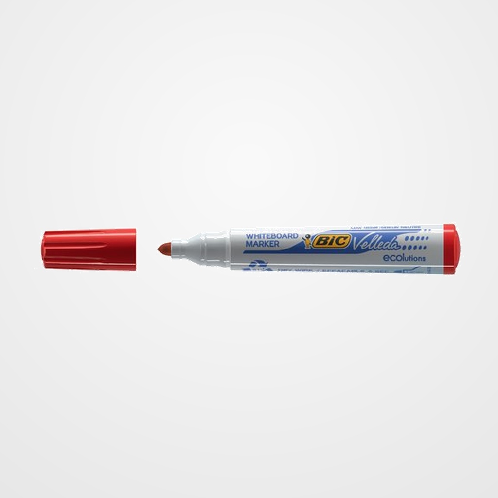 MARCADOR PIZARRA BIC VELLEDA 1701 CONICO ROJO