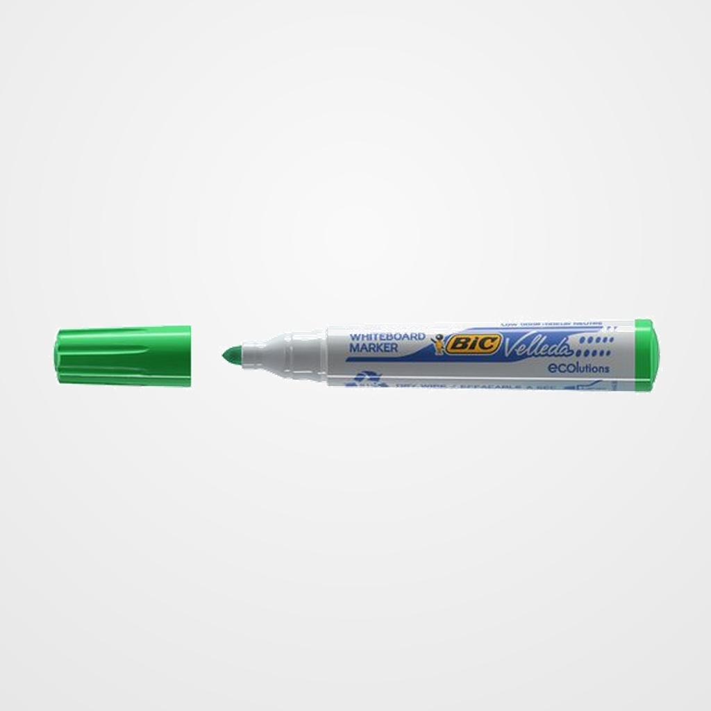 MARCADOR PIZARRA BIC VELLEDA 1701 CONICO VERDE