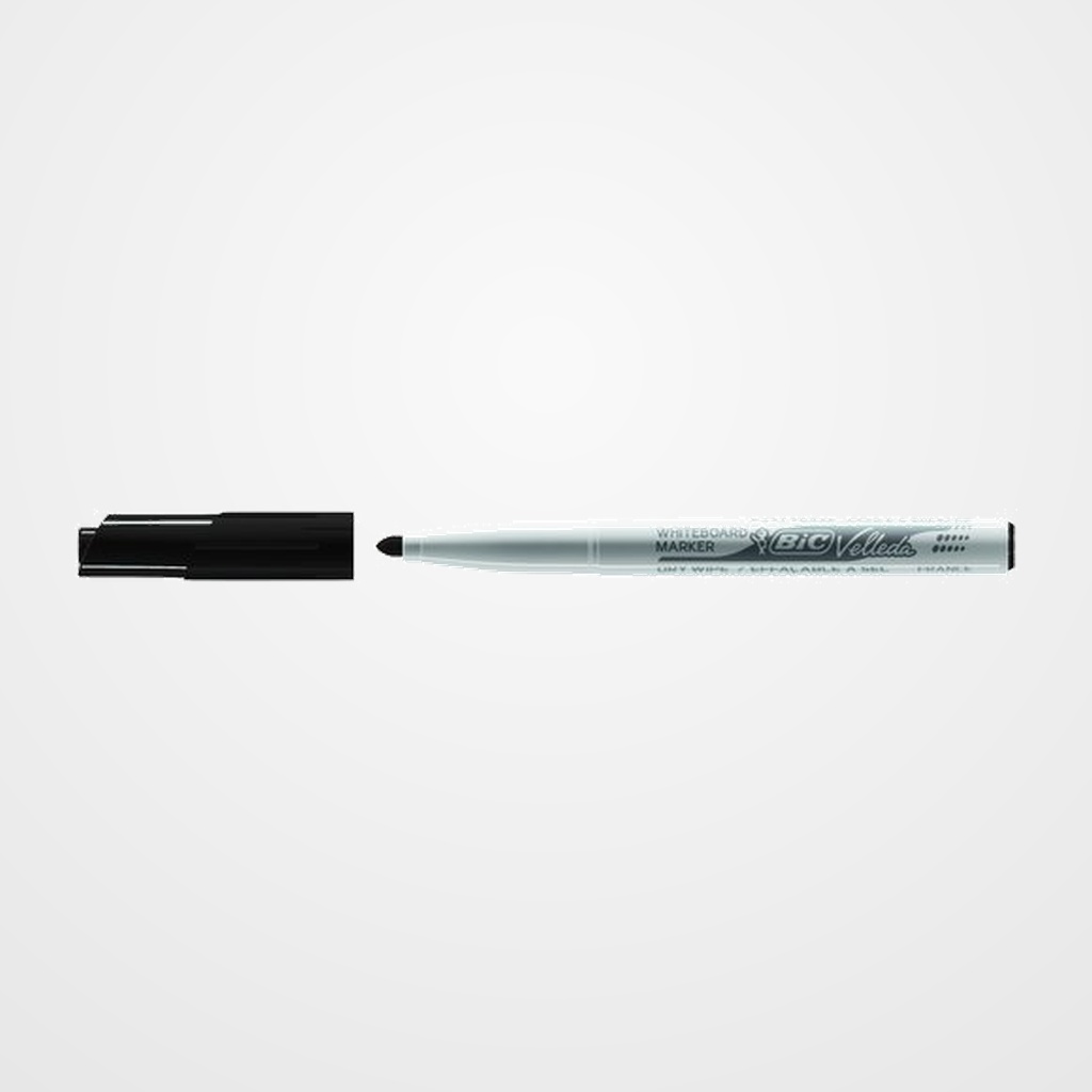 MARCADOR PIZARRA BIC VELLEDA 1741 MEDIUM CONICO  NEGRO