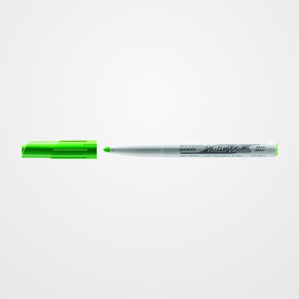 MARCADOR PIZARRA BIC VELLEDA 1741 MEDIUM CONICO  VERDE