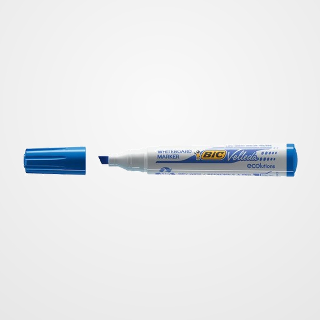 MARCADOR PIZARRA BIC VELLEDA 1751 BISELADO AZUL