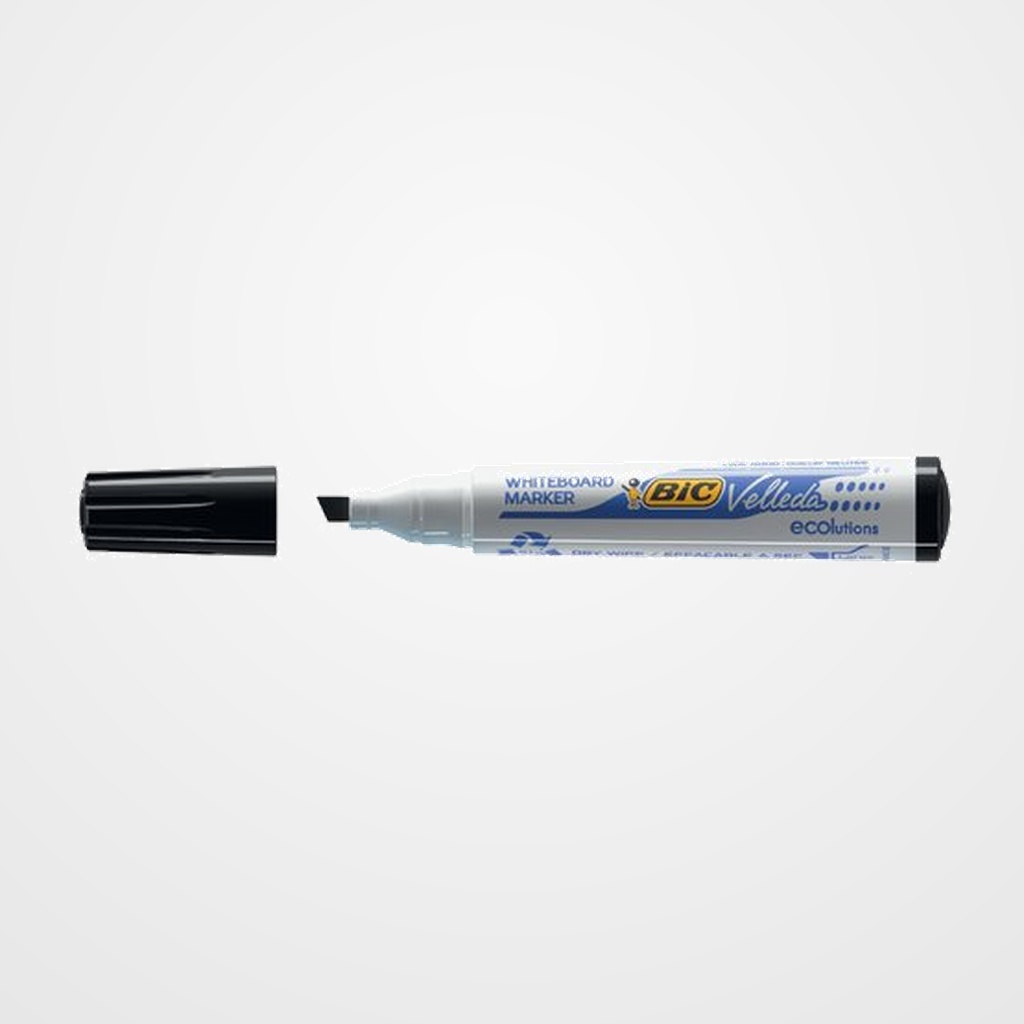 MARCADOR PIZARRA BIC VELLEDA 1751 BISELADO NEGRO