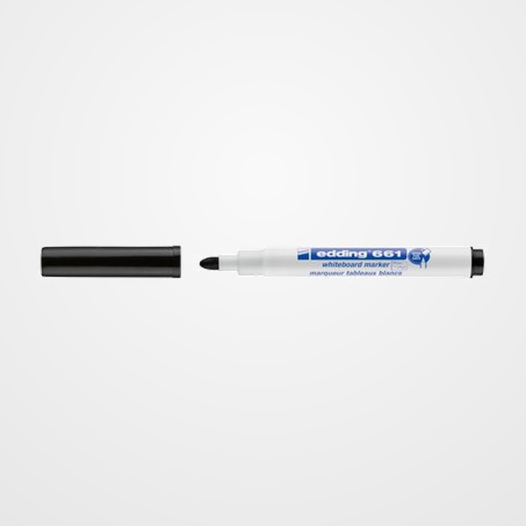 MARCADOR PIZARRA EDDING 661 CONICO  NEGRO