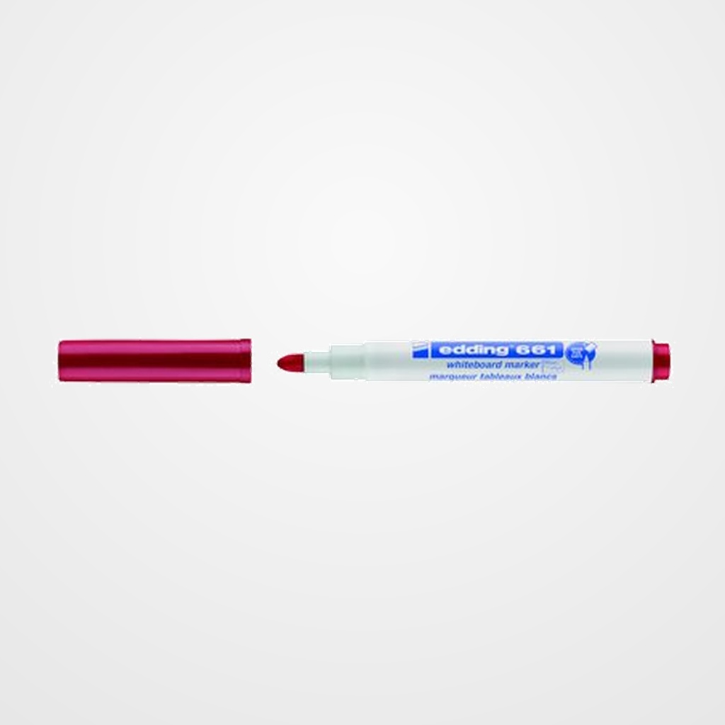 MARCADOR PIZARRA EDDING 661 CONICO  ROJO