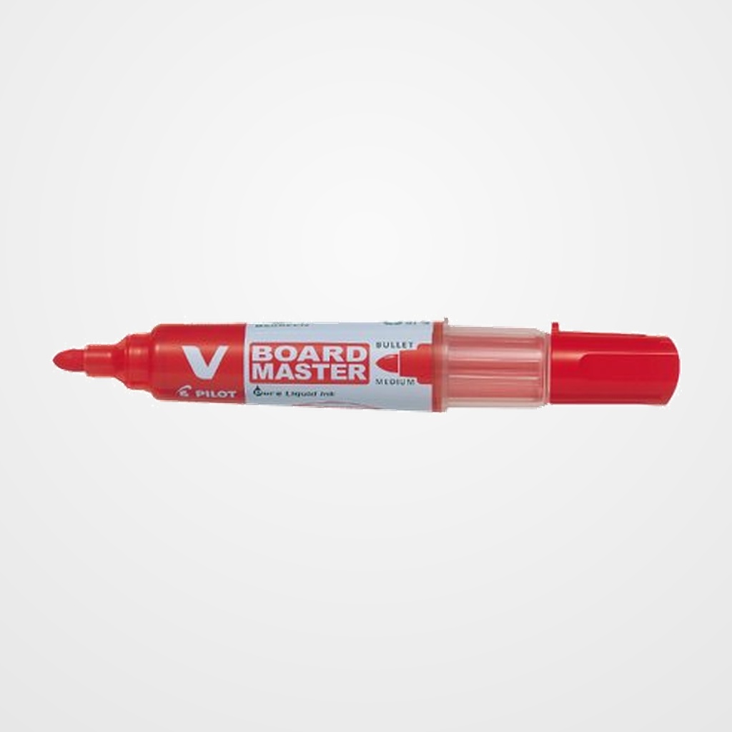 MARCADOR PIZARRA PILOT V BOARD MASTER CONICO ROJO