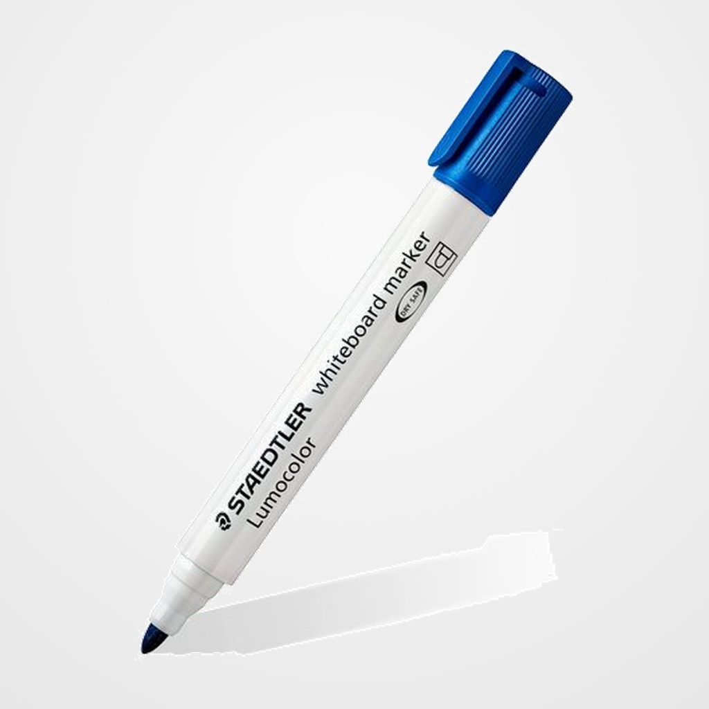 MARCADOR PIZARRA STAEDTLER 351 LUMOCOLOR CONICO AZUL