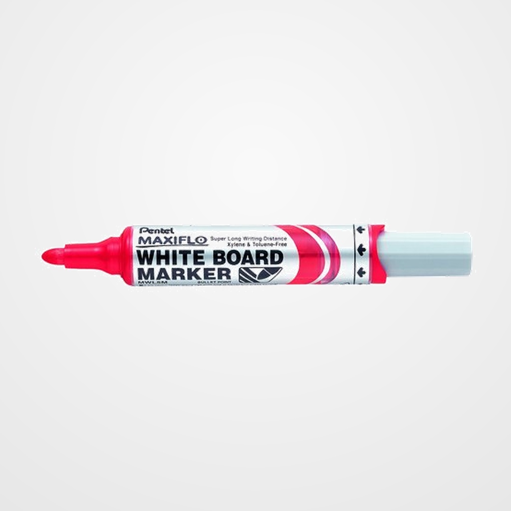 MARCADOR PIZARRA PENTEL MAXIFLO MWL5M CONICO 2.5mm. ROJO