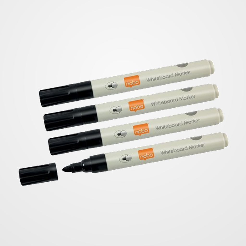 ROTUL.PIZARRA NOBO ECO NEGRO BLISTER de 4