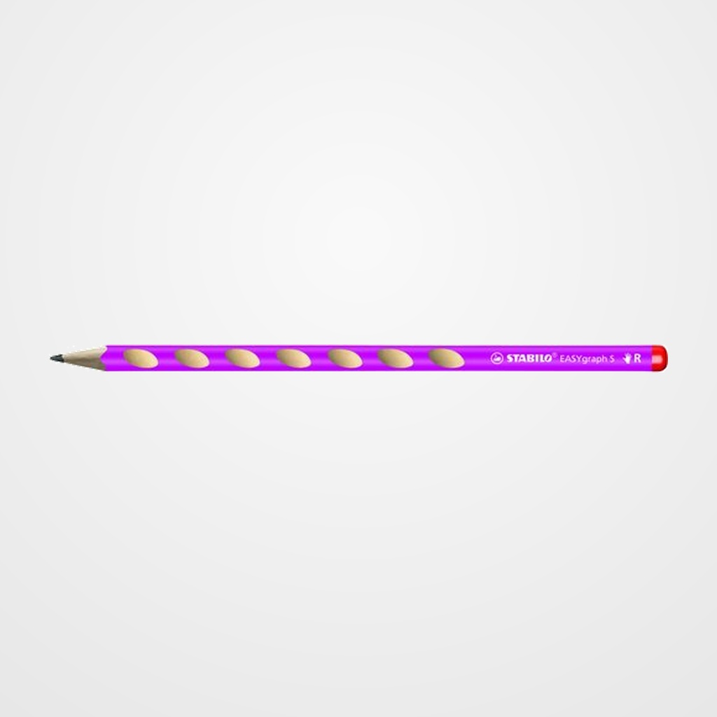 LAPIZ de GRAFITO STABILO EASY GRAPH S para DIESTROS ROSA - HB