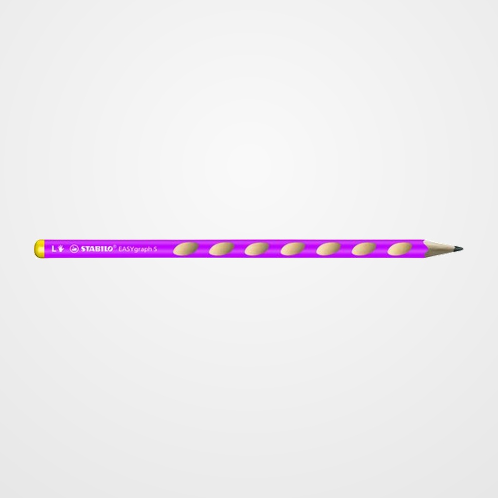 [12802007] LAPIZ de GRAFITO STABILO EASY GRAPH S para ZURDOS ROSA - HB