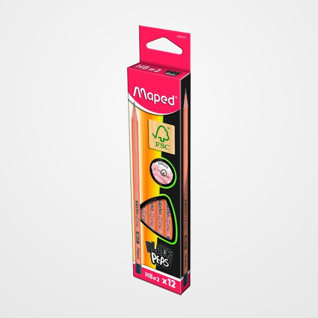 LAPIZ de GRAFITO MAPED BLACK PEPS - HB