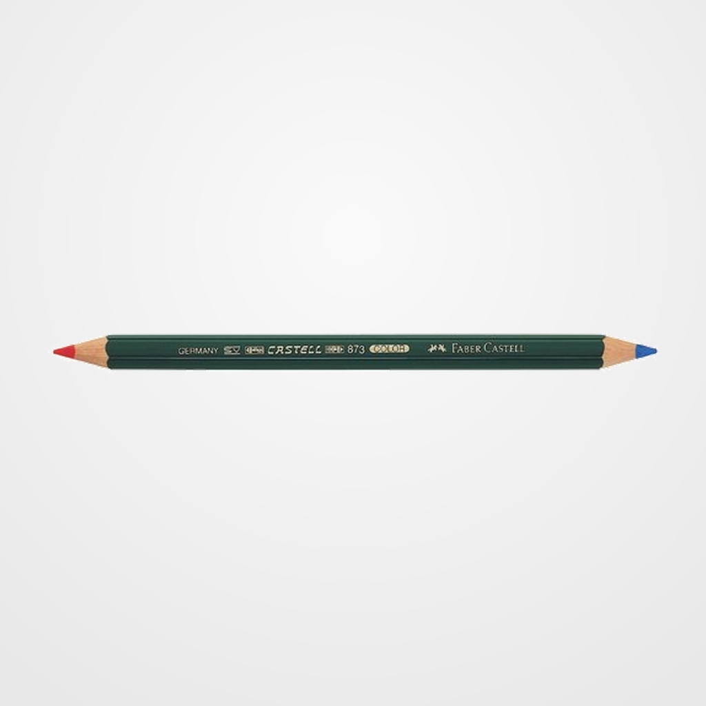 LAPIZ ofic. FABER-CASTELL GRUESO 873 BICOLOR