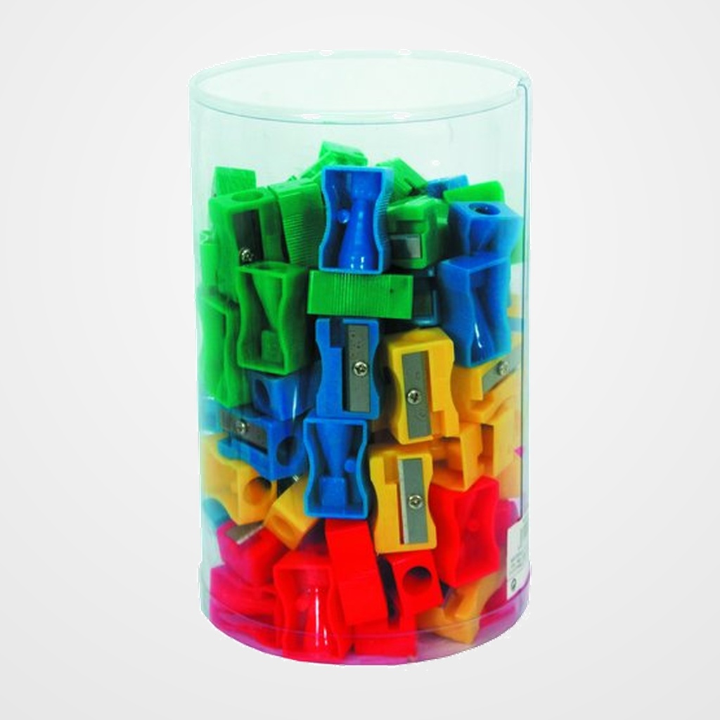 AFILALAPIZ PLASTICO POESSA 1 ORIFICIO SURTIDO