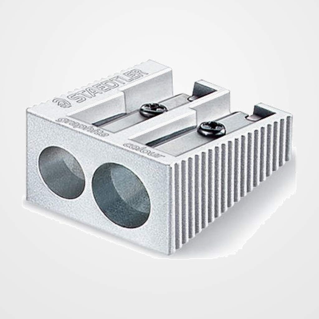 AFILALAPIZ METALICO STAEDTLER CUÑA 2 USOS