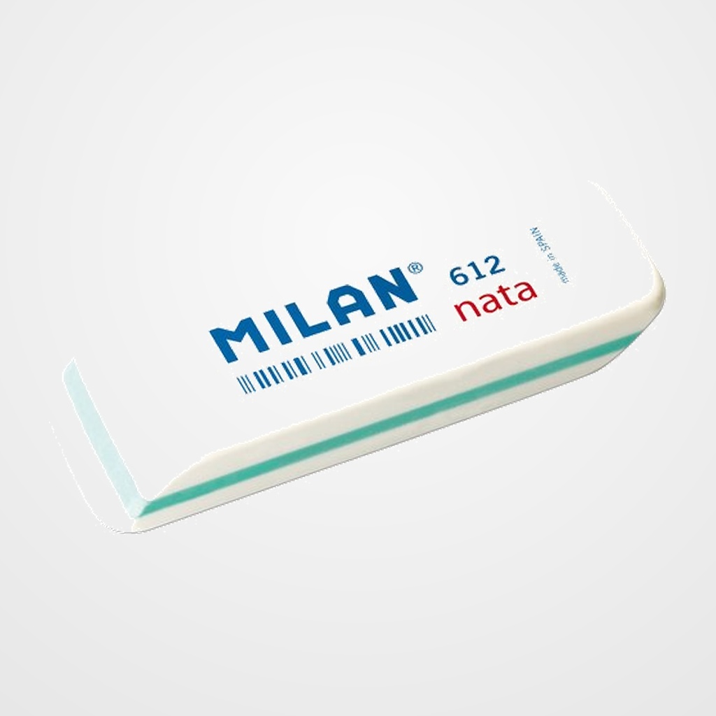 GOMA de BORRAR MILAN NATA 612  (ud.)