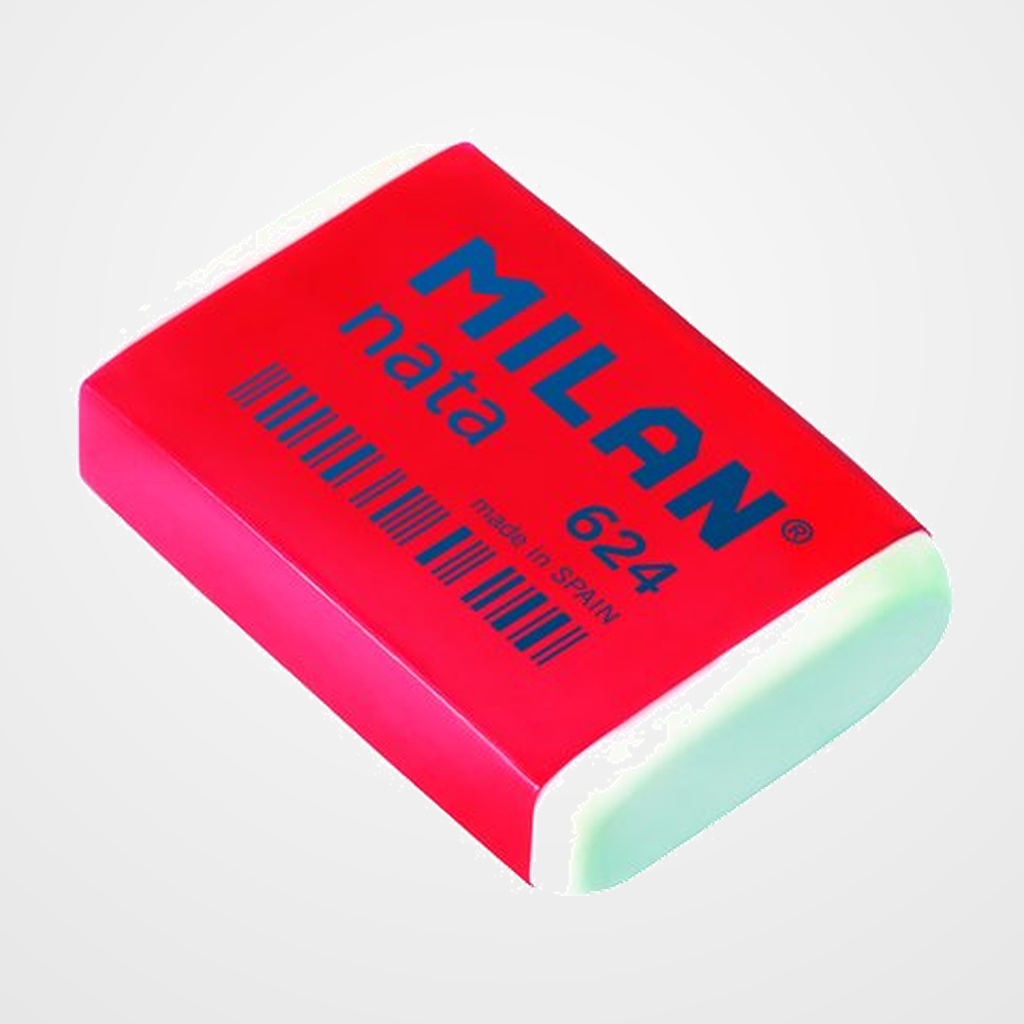 GOMA de BORRAR MILAN NATA 624  (ud.)