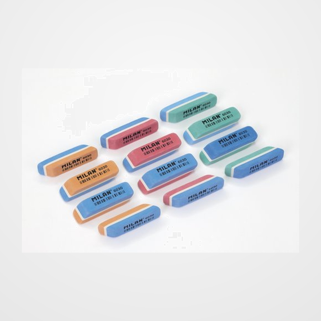GOMA de BORRAR MILAN PLASTICO 6030  (ud.)