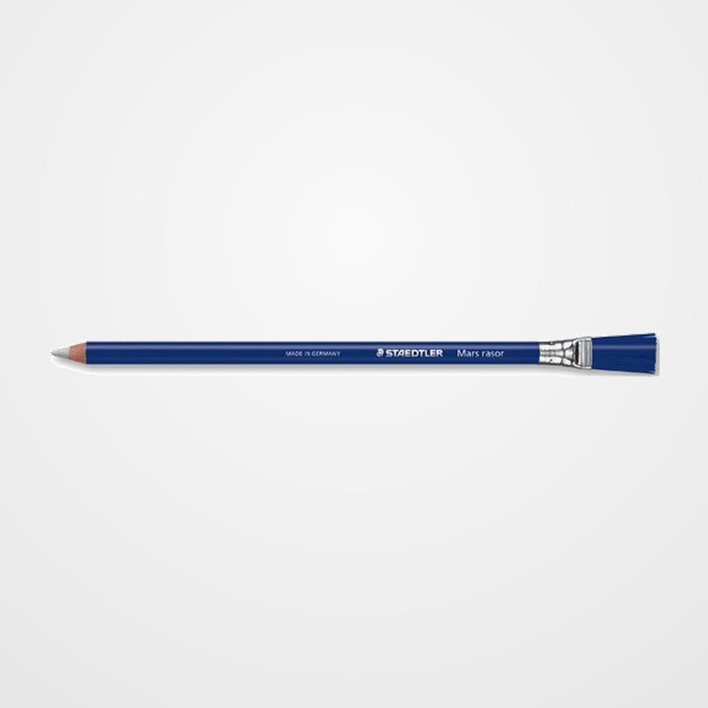 GOMA de BORRAR STAEDTLER 526 61 MARS RASOR con FORMA de LAPIZ y ESCOBILLA (ud.)
