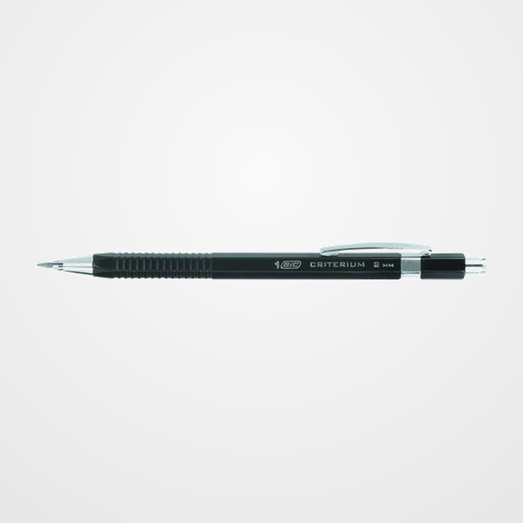 [12501066] PORTAMINAS BIC CRITERIUM 2 mm CUERPO NEGRO