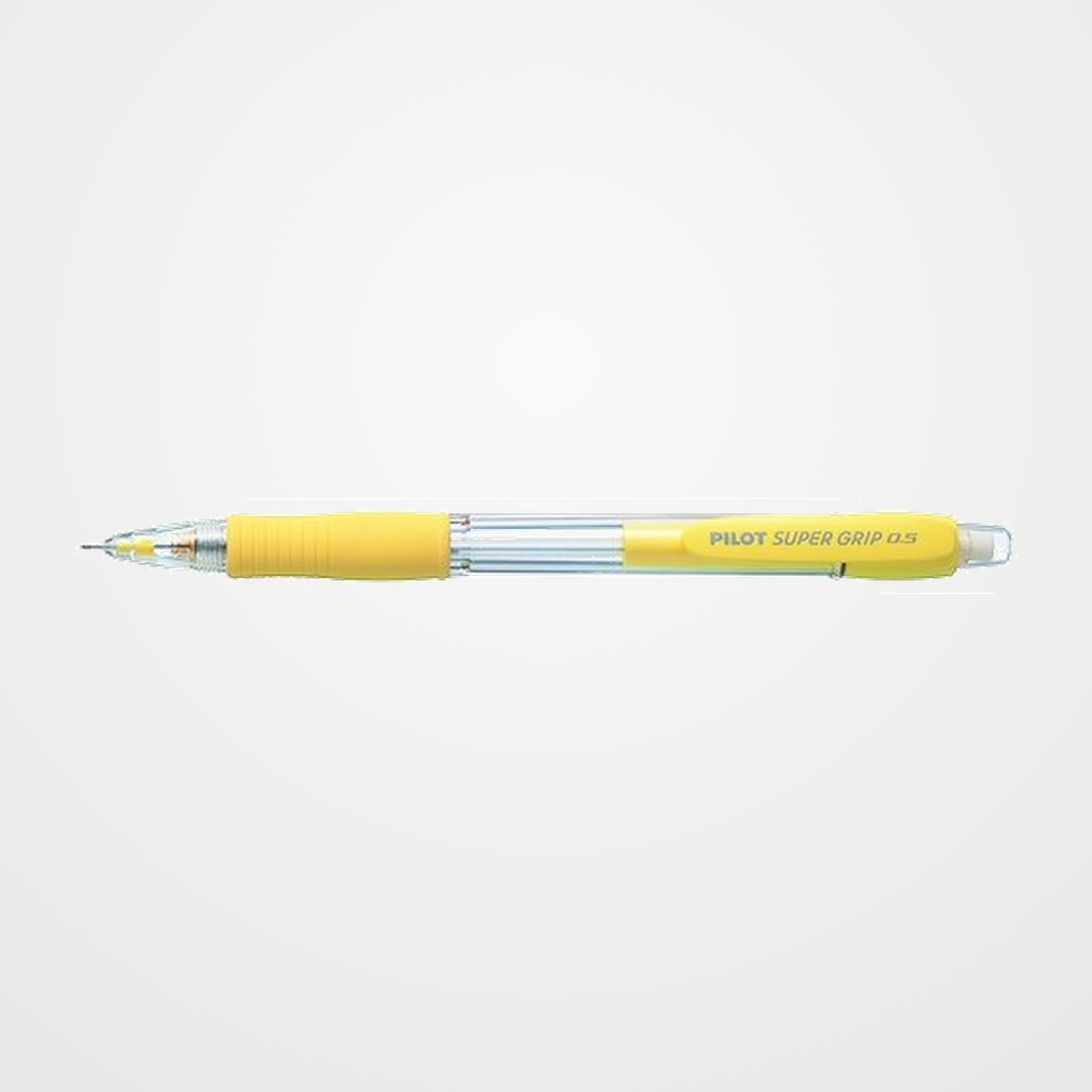 PORTAMINAS PILOT H-185 SUPERGRIP 0,5 mm cuerpo AMARILLO