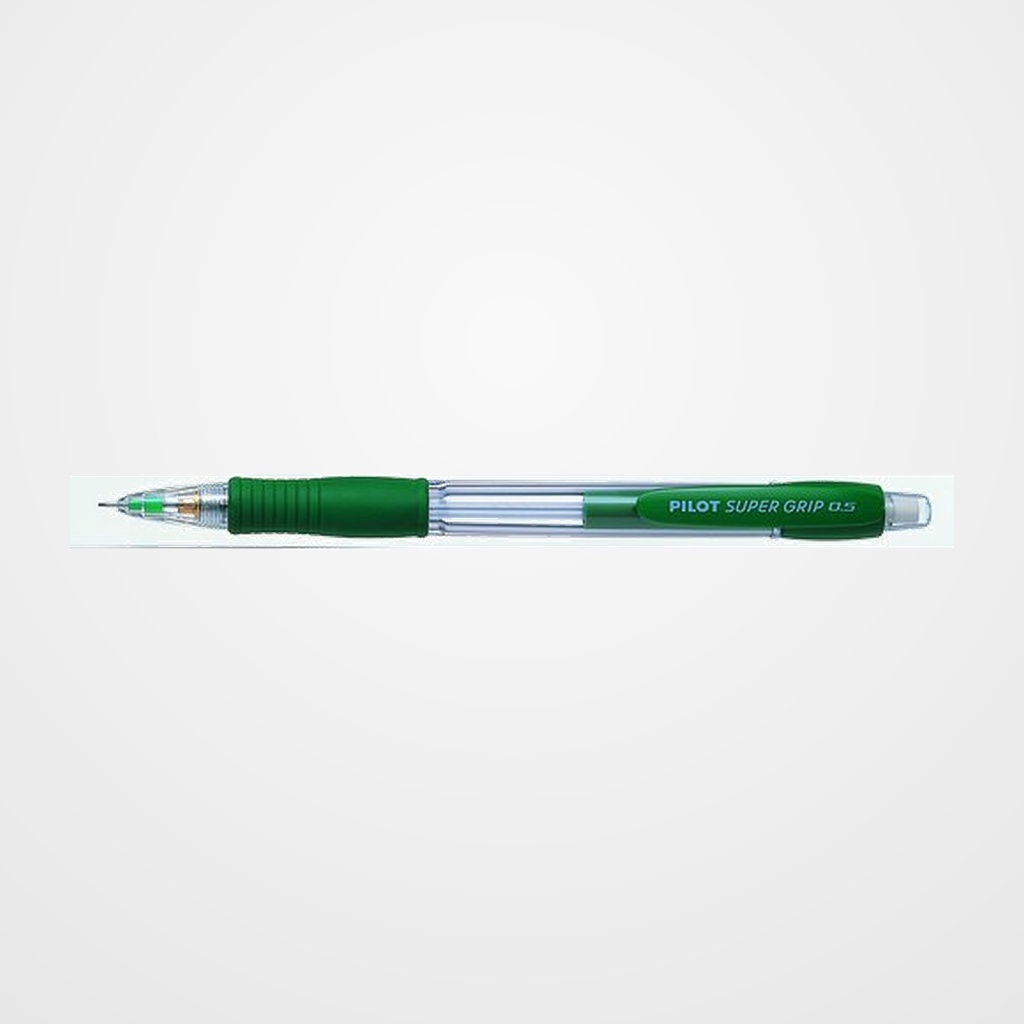 PORTAMINAS PILOT H-185 SUPERGRIP 0,5 mm cuerpo VERDE