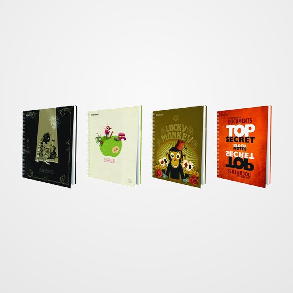 [79901010] BLOC A4 MICROPERFORADO 4TALADROS TAPA EXTRA 5X5 140 Hojas/80 grs. ADULTOS FD.SL. COLECCIÓN RETRO