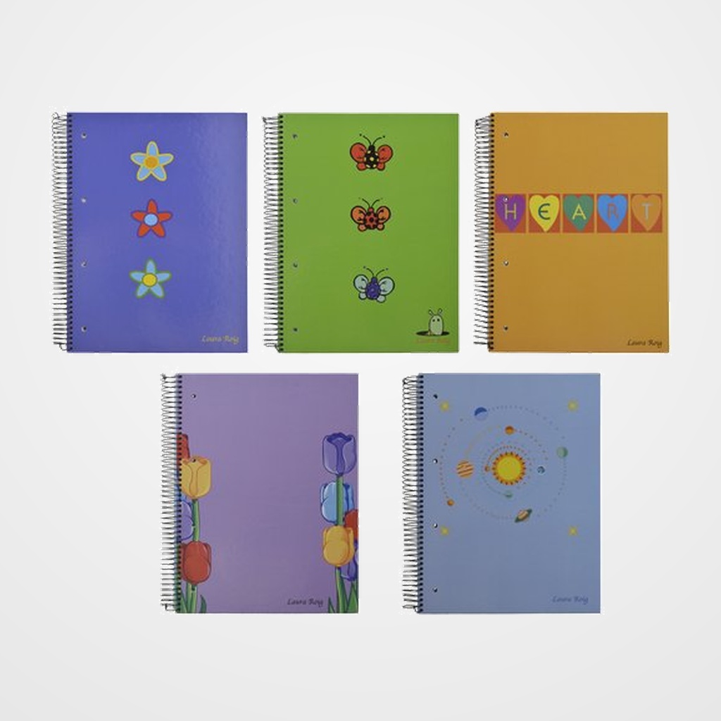 [29401118] BLOC A/4 100 HOJAS LAURA ROIG 5 MODELOS H/N