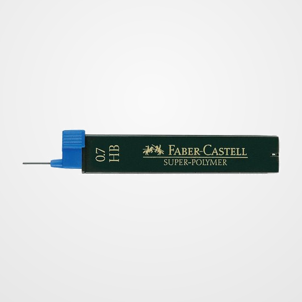 MINAS  FABER-CASTELL SUPERPOLYMER 0,7 - HB (TUBO de 12)