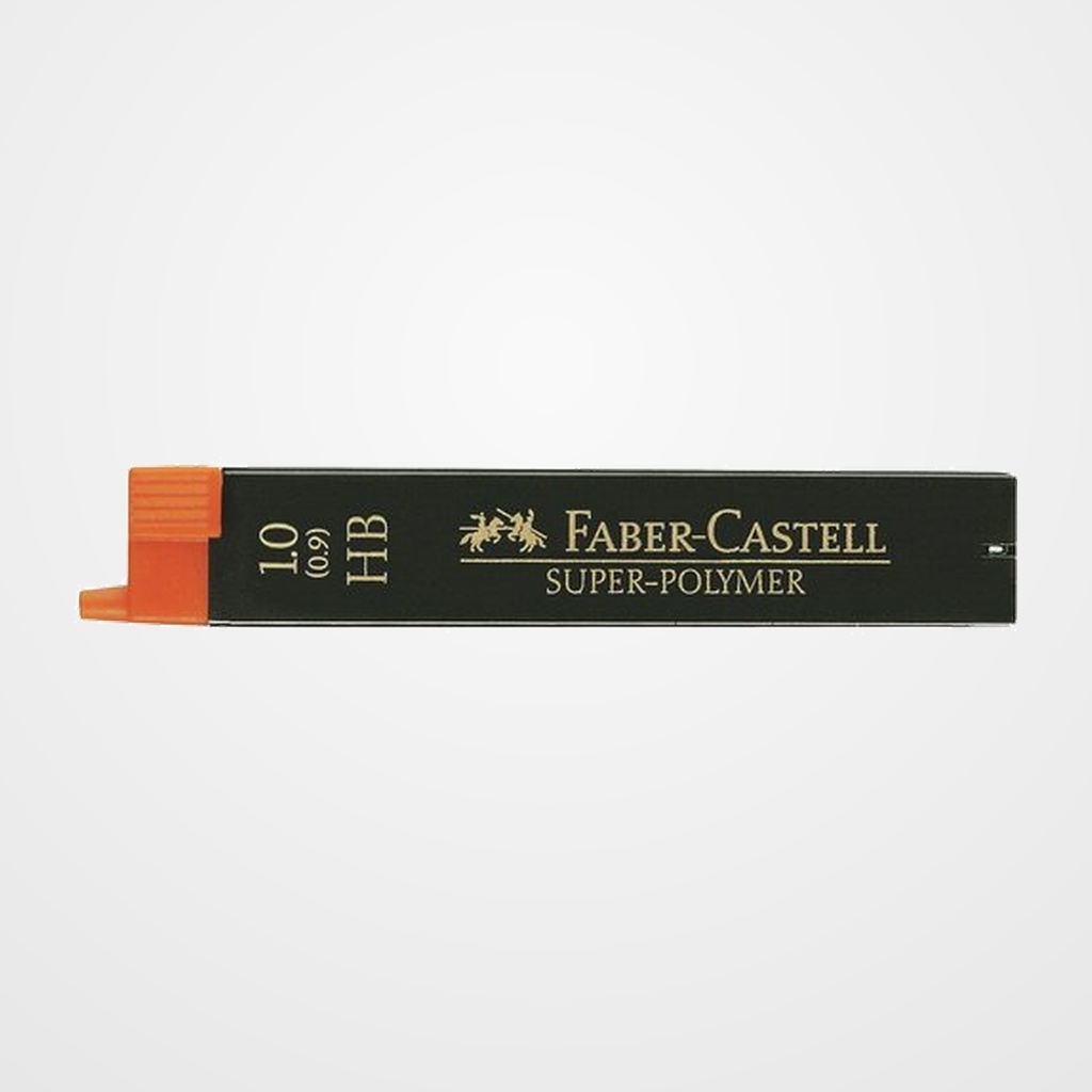 MINAS  FABER-CASTELL SUPERPOLYMER 1,0 - HB (TUBO de 12)