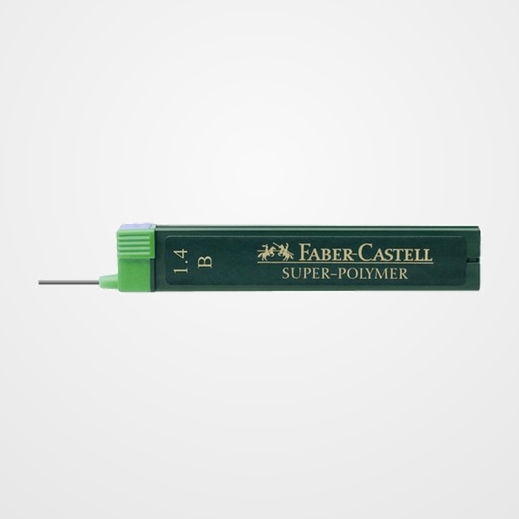 MINAS  FABER-CASTELL SUPERPOLYMER 1,4 - B (TUBO de 6)