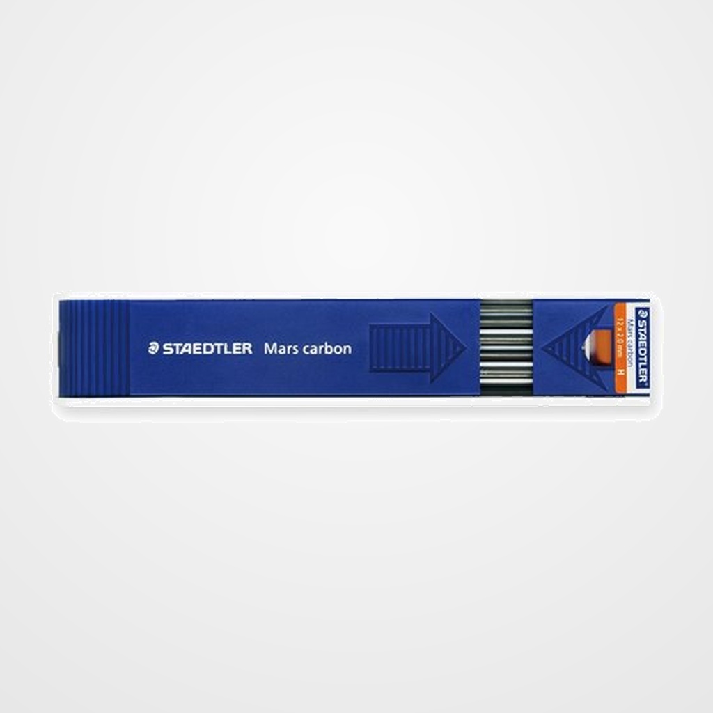MINAS  STAEDTLER 200 MARS CARBON 2,0 - H (ESTUCHE de 12)