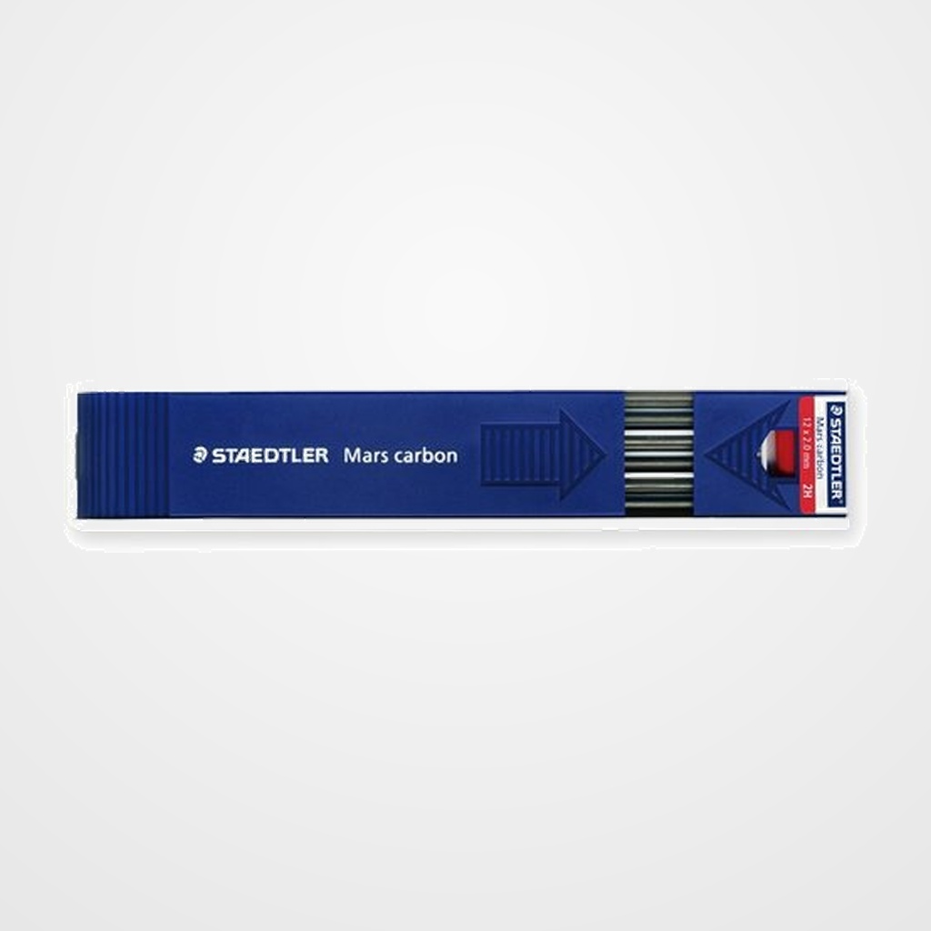 MINAS  STAEDTLER 200 MARS CARBON 2,0 - 2H (ESTUCHE de 12)