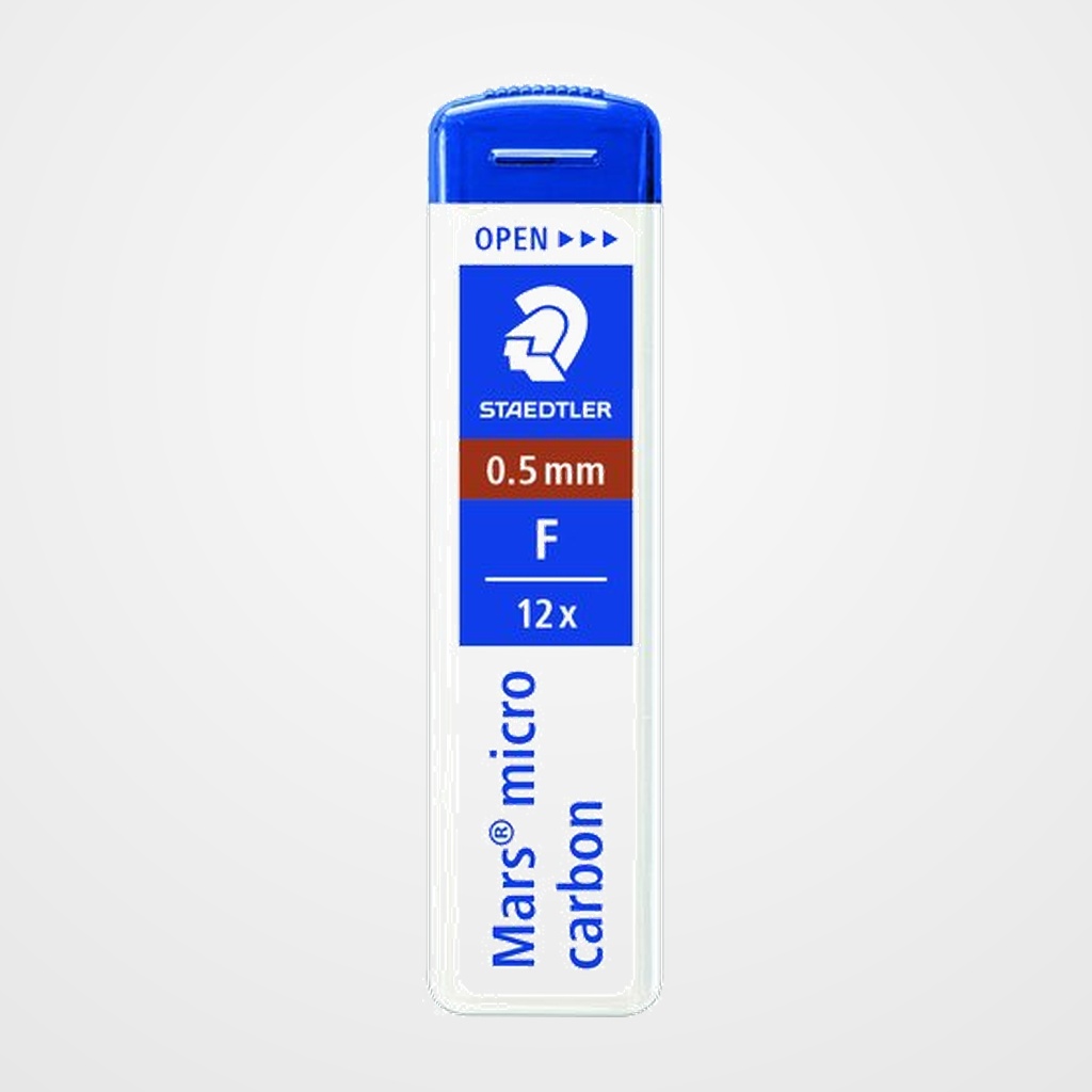 MINAS  STAEDTLER 250 MARS MICRO CARBON 0,5 - F (TUBO de 12)