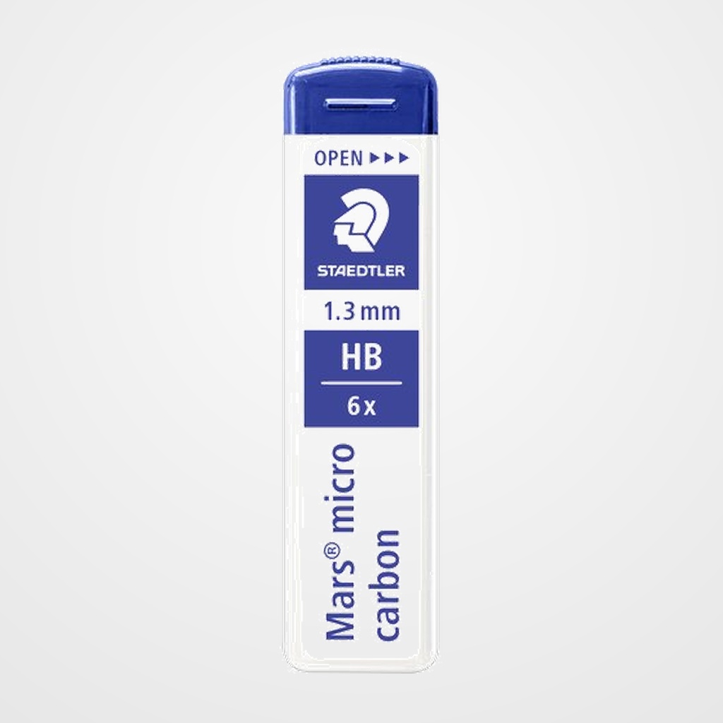 MINAS  STAEDTLER 250 MARS MICRO CARBON 1,3 - HB (TUBO de 6)